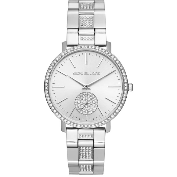 Michael Kors Silver Jaryn Watch - Picture 1 of 9